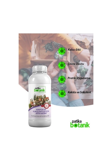 500 Ml Kaktüs Ve Sukulentler İçin Henel Besin - Topraktan