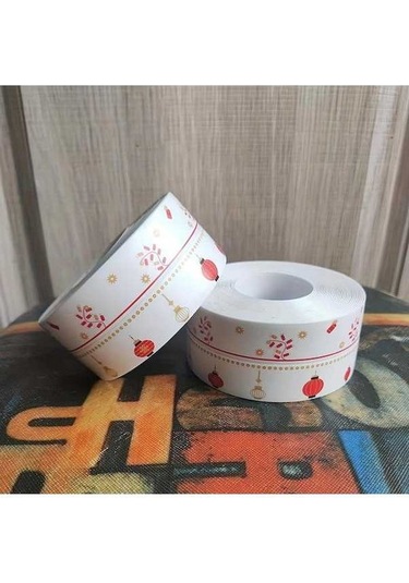 Pazly 1 Rulo Karikatür Kalafat Şerit, Kendinden Yapışkanlı Dekoratif Sızdırmazlık Bandı, Mutfak Tezgahı Mastikleri 56407790 Çiçek Kokusu