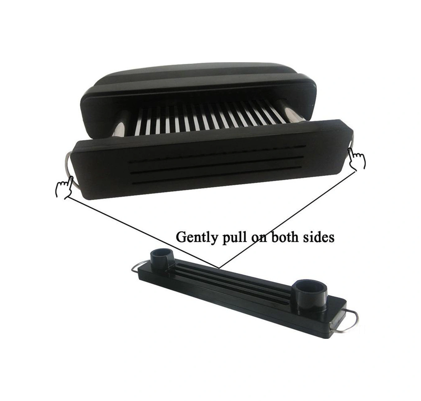 Youmex 48 İğne Çelik Et Yumuşatıcı, Et Kesici Ve İğneli Alet, Steak Tavuk Balık Pişirme Gereci Siyah