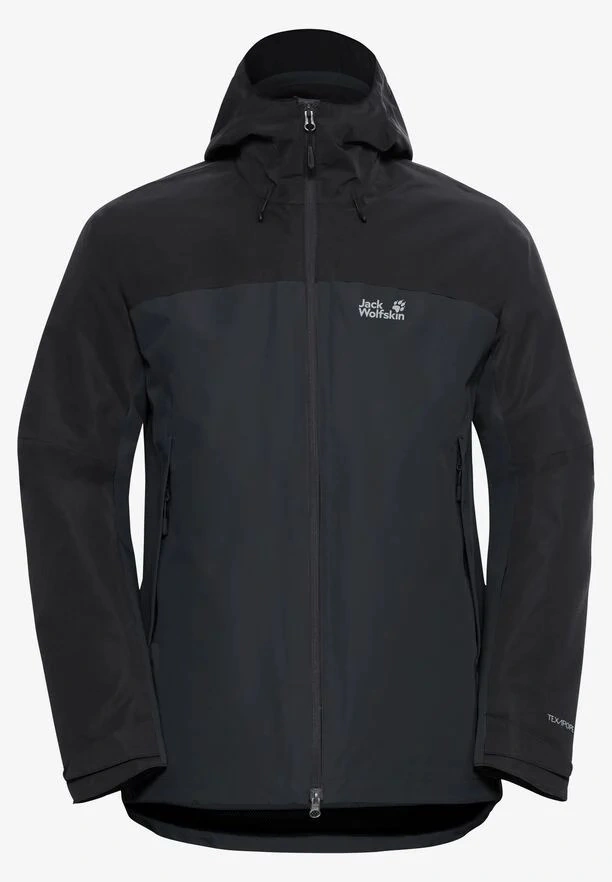 Jack Wolfskin Wild Places 3in1 Erk Gri Out. Ceket Gri