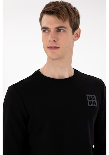 U.s. Polo Assn. Erkek Siyah Sweatshirt 50293456-vr046 Siyah