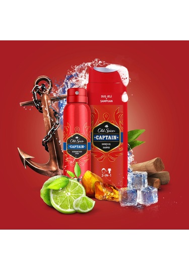 Old Spice Duş Jeli 400 ML + Sprey Deodorant 2 x 150 ML