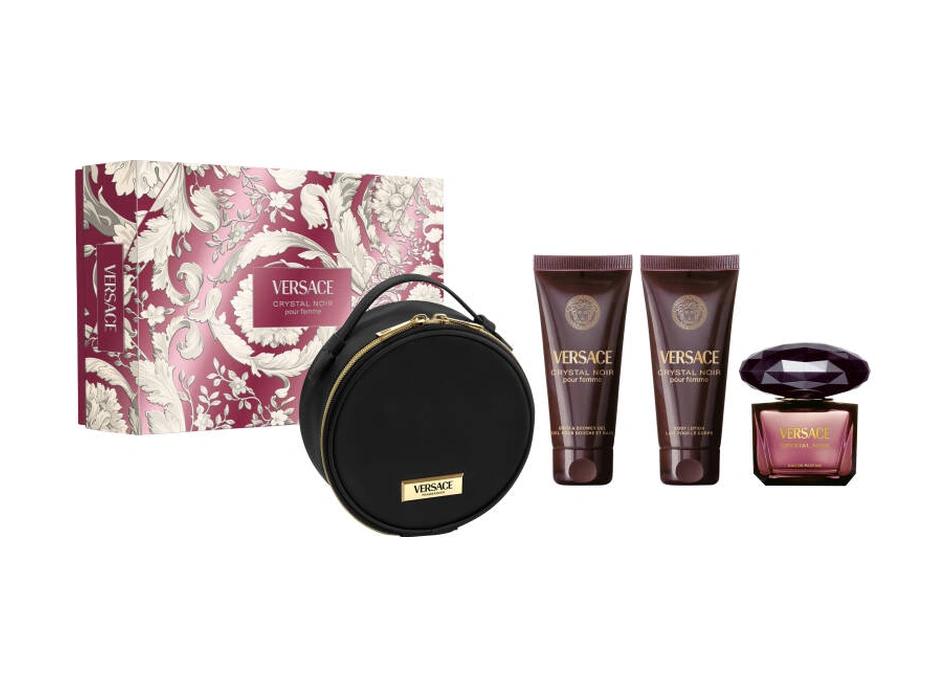 Versace Crystal Noir Edp 90 Ml + Body Lotion 100 Ml + Shower Gel 100 Ml + Çanta 8011003902866 Diğer
