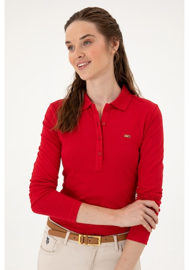 U.s. Polo Assn. Kadın Kırmızı Sweatshirt 50313593-vr030 Kırmızı