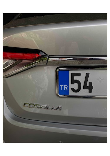 Krom Nikelajlı Oto Plakalık 1 Adet Krom Plakalık