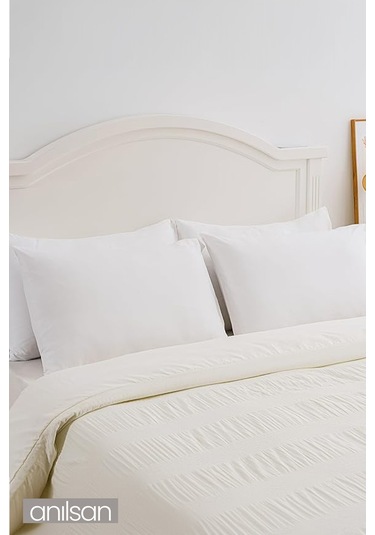 6'lı Mikrofiber Antialerjik Yastık - 600gr, 50x70cm, Boncuk Silikon Dolgulu