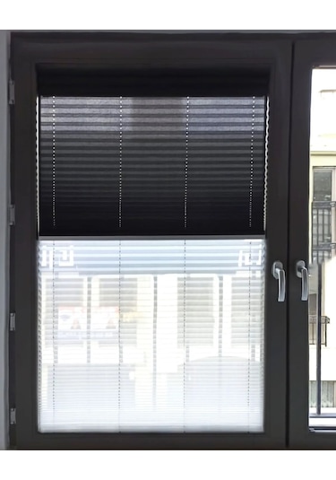 As Perde Gece Gündüz Duble Plise Perde Yapıştırmalı