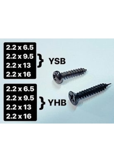 800 Parça Mini Vida 2.2 MM Elektronik Pcb Metal Ağaç Plastik için
