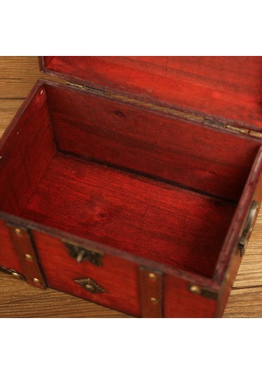 Parolalı Kilitli 1 Adet Retro El Yapımı Ahşap Saklama Kutusu, Parolalı Kilitli Zarif Yüksek Kaliteli Avrupa Tarzı Ev Saklama Kutusu. Diğer