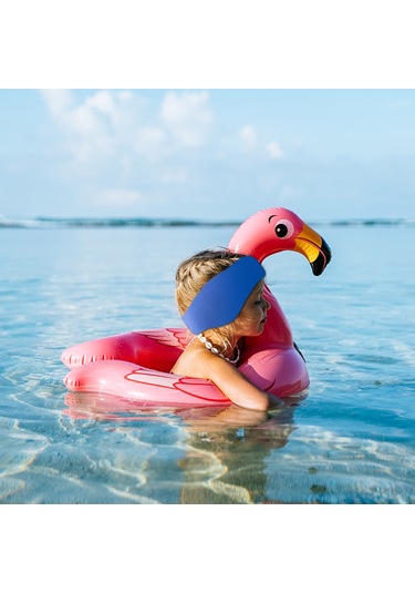 Geeksen Mavi S Beden Neyopren Su Sporları Şapka - Su Girişi Engelleme, Ter Emici, Fitness Ve Su Aktivitesi İçin Mavi