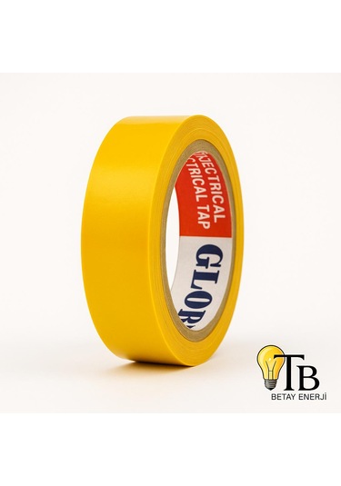 Sarı Elektrik İzolasyon Bandı Betay Enerji Globe 5 Adet