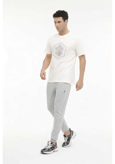 Lumberjack Mb Ct107 Jogger 4pr Erkek Eşofman Alt GRİ MELANJ