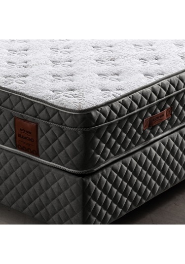 Setaymobilya Ortopedik Yatak,  Diamond Antrasit Ortopedik Yaylı Yatak