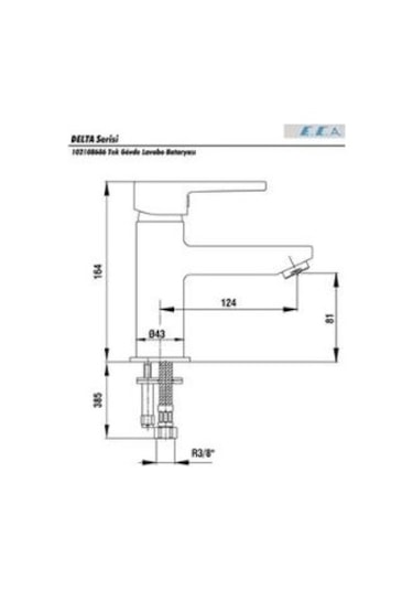 Eca Delta Lavabo Bataryası 102108686