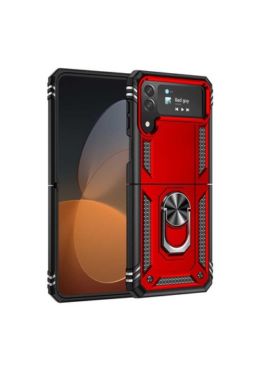 Galaxy Z Flip 4 Uyumlu Zore Vega Kılıf-mavi Mavi
