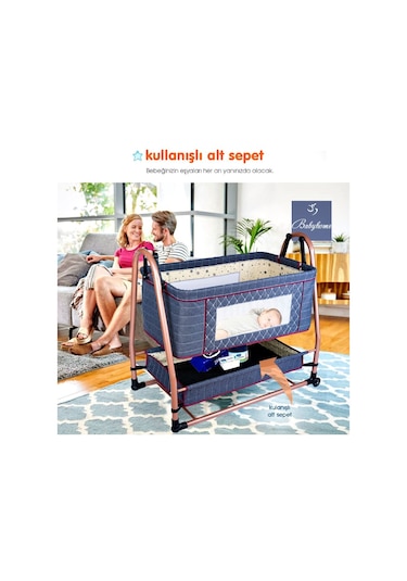 Baby Home 8 In 1 Ekonomi Paket 1010 Travel Sistem Bebek Arabası 505 Bebek Sepeti Anne Yanı Beşik Mama Sandalyesi