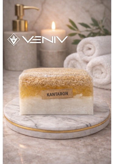 %100 Doğal Kabak Lifli Sabun - Kantaron & Keçi Sütü - 100 Gr Diğer