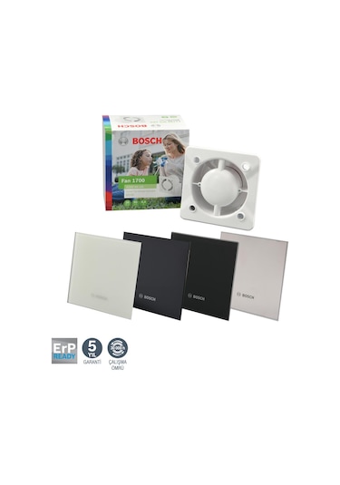 Bosch F1700 Ws Dp100 Mat Beyaz Sessiz Banyo Aspiratörü-Fanı 95M3H