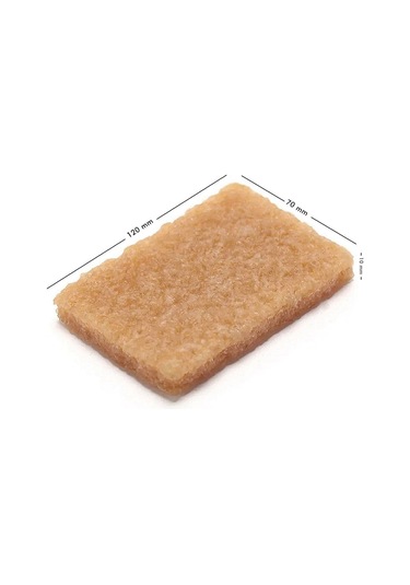 Büyük Boy Nubuk Süet Deri Ayakkabı Temizleme Silgisi Kahverengi