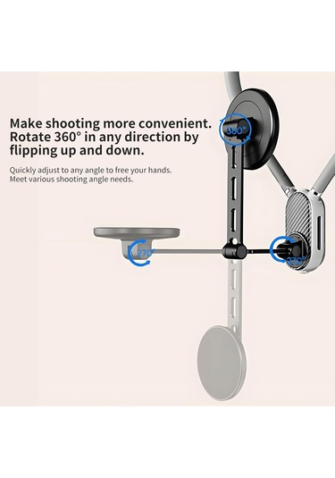 Akıllı Telefonlar İçin Manyetik Boyun Montajı, Handsefree Pov/vlog Kaydı, İphone 16 15 Android -