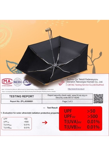 Yystore Kadın Ultra Hafif Beş Katmanlı Sekiz Kemikli Katlanır Güneş Şemsiyesi Mrb0912 Çok Renkli