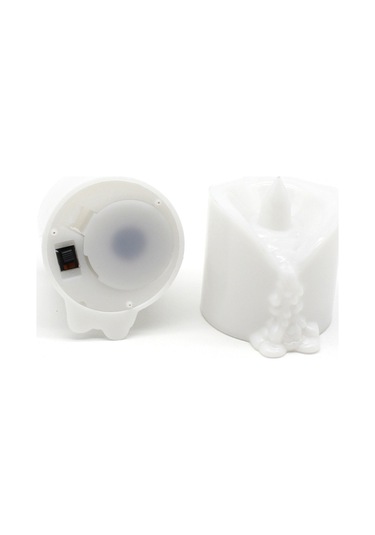 Maiyame 12 Adet Uzaktan Kumandalı Led Mum, Yumuşak Parıltı Efekti, Safe Kullanım, Noel Ve Parti Dekorasyonu, Islak Görünüm, Cr2032 Pil Dahil Sıcak Beyaz