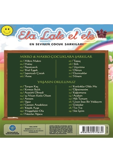 Ela Lale El Ele- En Sevilen Çocuk Şarkıları Cd