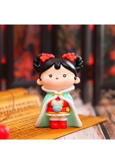 Suntek Çin Tang Kız Heykelcik Koleksiyonu 4,7cmx3,4cmx7cm