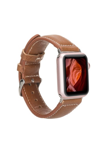 Bloomband Chalk Naturel Taba iOS Watch Uyumlu Kordon-44/45/46/49mm