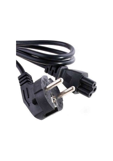 Notebook Laptop Ac Adaptörler Için 3 Çıkışlı Topraklı Power Kablo