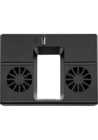 Qingmipy Xbox Series X İçin Arka Takılı Oyun Konsolu Soğutucu Fan, Dokunmatik Anahtar Ve 2lü 5300prm Hızlı Soğutma Siyah