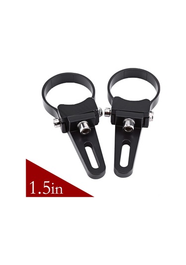 Xiyyadms 2 Adet 2.5 İnç Araba Led Işık Barı Tutucu - Alüminyum, 360 Derece Açı Ayarlı, Porselen Paspaslı, Bull Bar/grille Guard Uyumlu