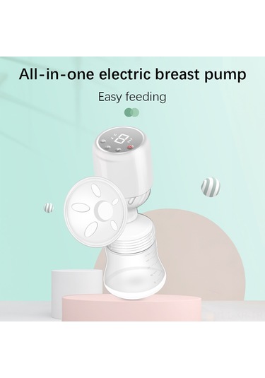 Xiyyadms Elektrikli Göğüs Pompası - 9 Ayarlı Emme, Led Ekran, 180ml Kapasite, Şarj Edilebilir