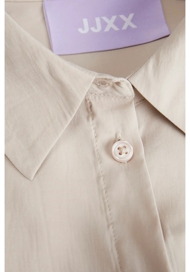 Jjxx Kadın Jxfıe Rahat Kesim Uzun Kollu Gömlek 12270927 Bej Bej