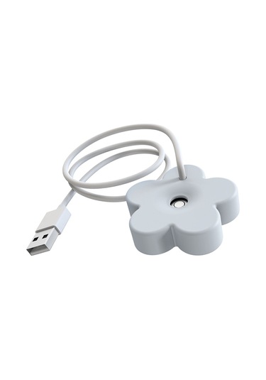 Moveevo Kırmızı Usb Mini Çiçek Nemlendirici - Taşınabilir Masaüstü Ultrasonik Buharlandırcı, 8 Saat Otomatik Kapatma, Sessiz İşleviyle Ev/ofis Kullanıma Uygun