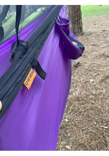 Camp And Map Cibinlikli Hamak 175 Kg Taşıma - Mor Mor