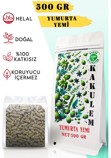 Kakulem Sertifikalı Yumurta Verimini Arttıran Yumurta Yemi 500 Gr