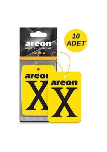 Areon X Vanilla 10'lu Oto Araç Kokusu