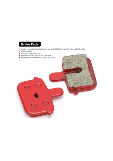 Xbyc Blt-1 Elektrikli Scooter Ve Bisiklet Dayanıklı Reçine Metal Disk Fren Balatası