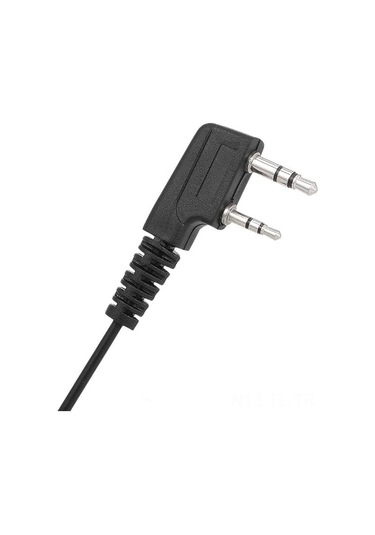 Lemestar Ptt Mikrofonlu Radyo Kulaklığı - Kenwood, Baofeng Uv-5r, Retevis İçin K Bağlantılı İkili Radyo Uyumlu