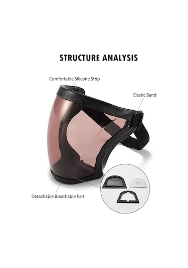 Singree Kaynakçılar İçin Hafif, Nefes Alabilir Ve Ayarlanabilir Yüz Koruyucu Kalkan - Yüksek Sıcaklığa Dayanıklı