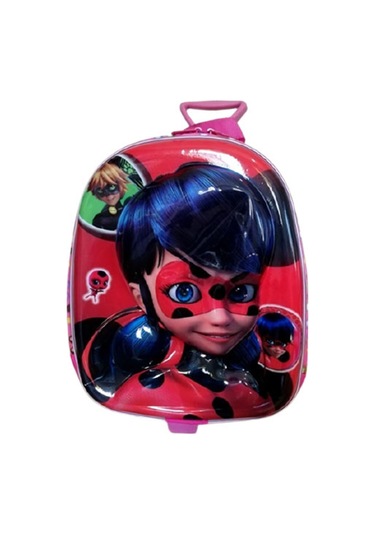 Bullt Anaokulu Çantası Çekçekli 3-7 Yaş Maskeli Yan Kısmı Pembe