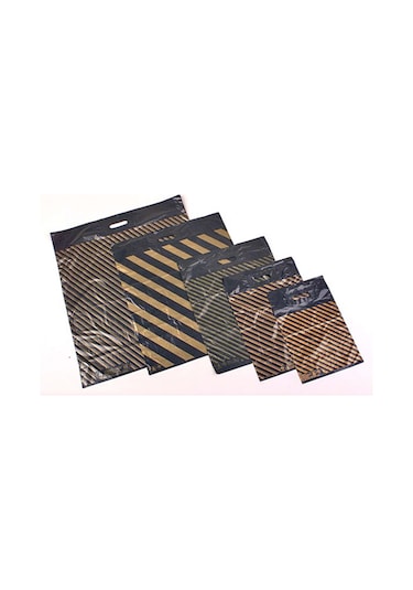 Aksan Plastik Takviyeli Çanta Taşıma Torbası Alışveriş Poşet 50 Adet No4 40x50cm