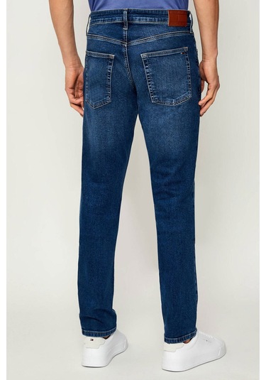 Tommy Hilfiger Erkek Jean Pantolon Mavi