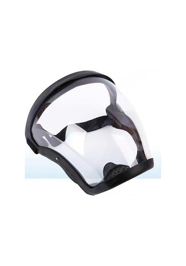 Trendooze Yüz Yabani Tam Suntek Siyah-ve-şeffaf Kalkanı İnşaat Hi