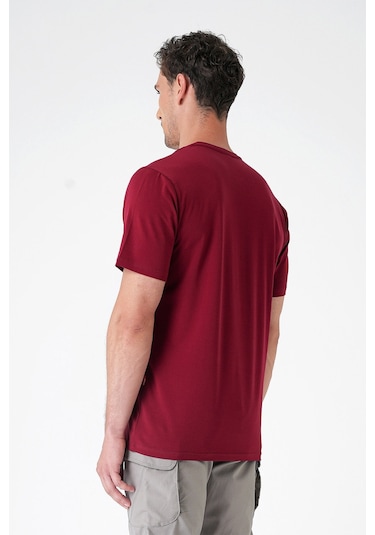 Mecanık Casual Neo Organic T-shirt Bordo