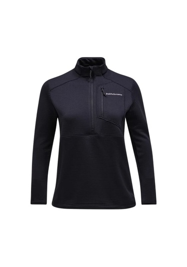 Peak Performance Trail Half Zip Kadın Polar Siyah Siyah