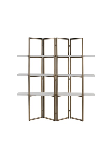 Cloe Gold Kitaplık&duvar Rafı