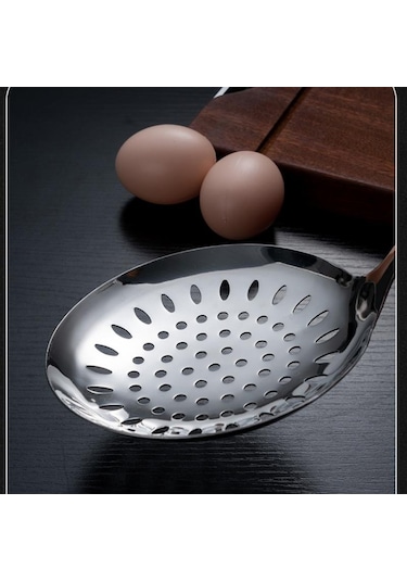 Hanyang Paslanmaz Çelik Spatula Mutfak Eşyaları Ahşap Saplı Spatula Mutfak Pişirme Spatula 304-d Sanded