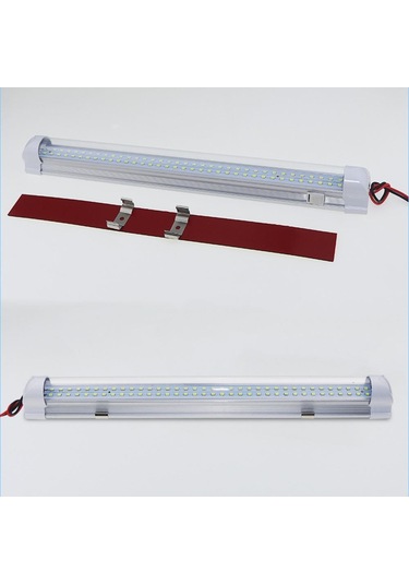 jmsstore 72 Led Işık Şeridi Çubuğu 12v-80v Kamyon Otobüs Okuma Lambası Kabin Rv Işıkları Açma/kapama Anahtarı